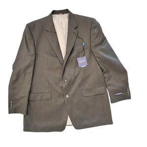 Croft‎ & Barrow Mens 46L Blazer Charcoal Rayon Sport Coat Jacket Gray NWT $160
